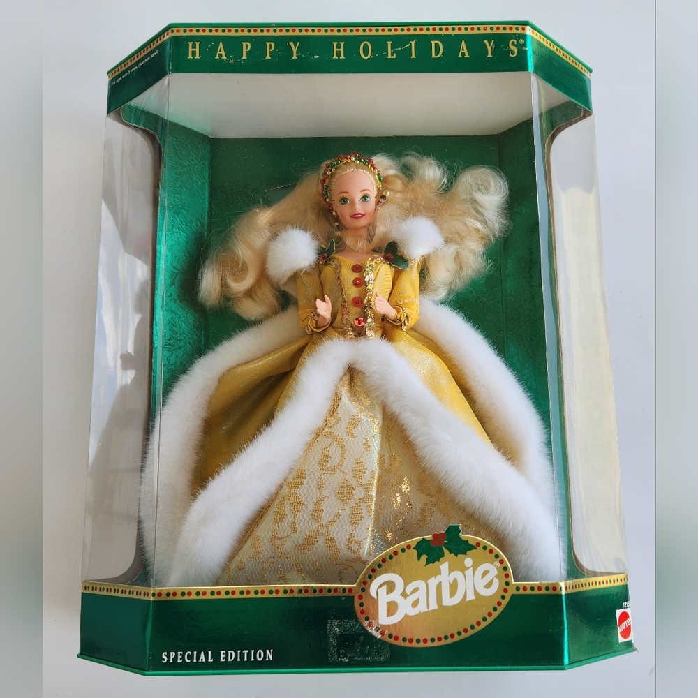 🌌 1994 Happy Holidays Barbie Vintage Doll 71